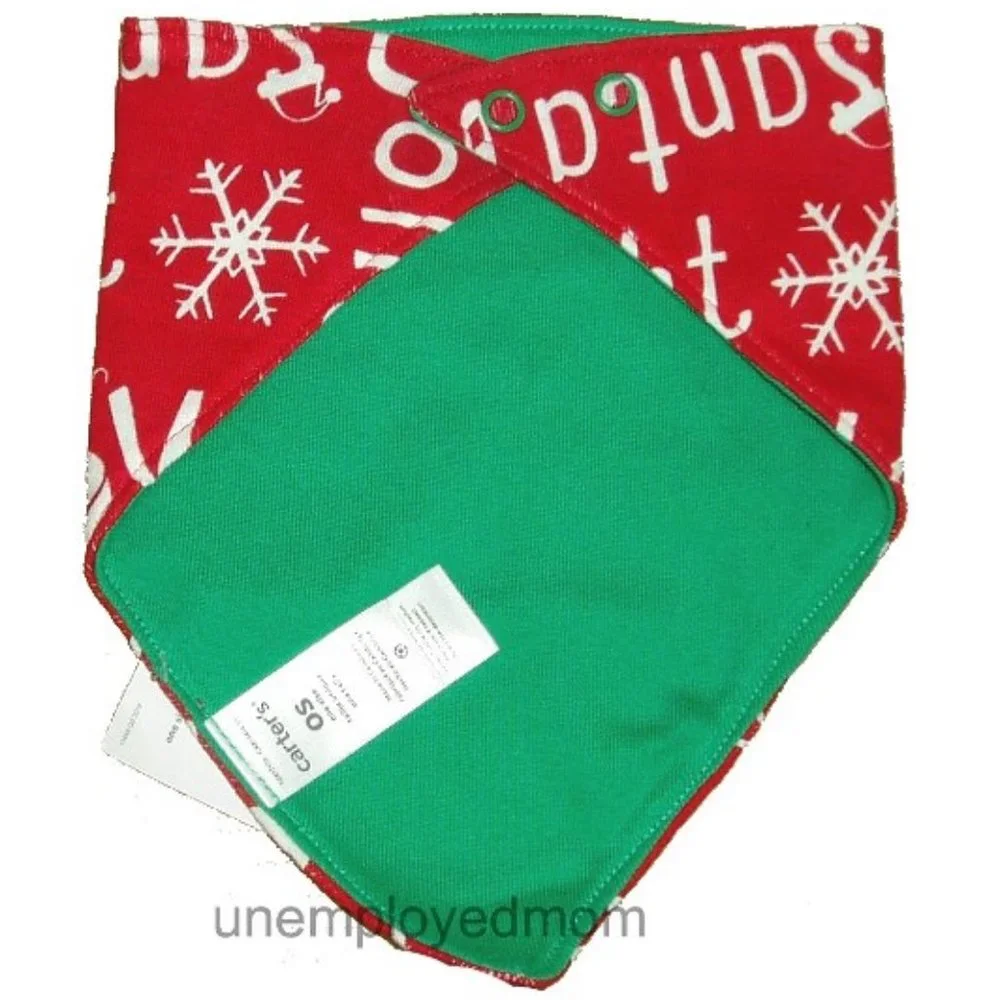 Christmas Bandana Baby Bib Boys Girls Family Match